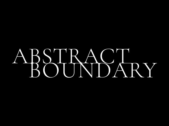 ABSTRACT BOUNDARY